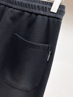 Vertical Graffiti Letter Printed Pants