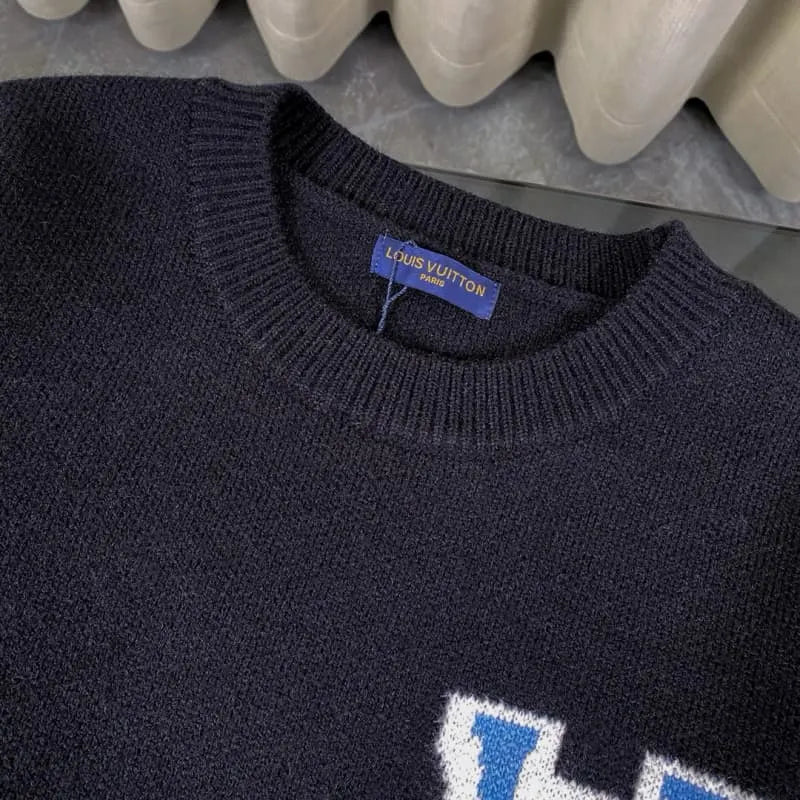 Classic Jacquard Knit Wool Sweater