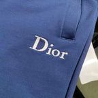 Letter Embroidery Straight Sweat Pants