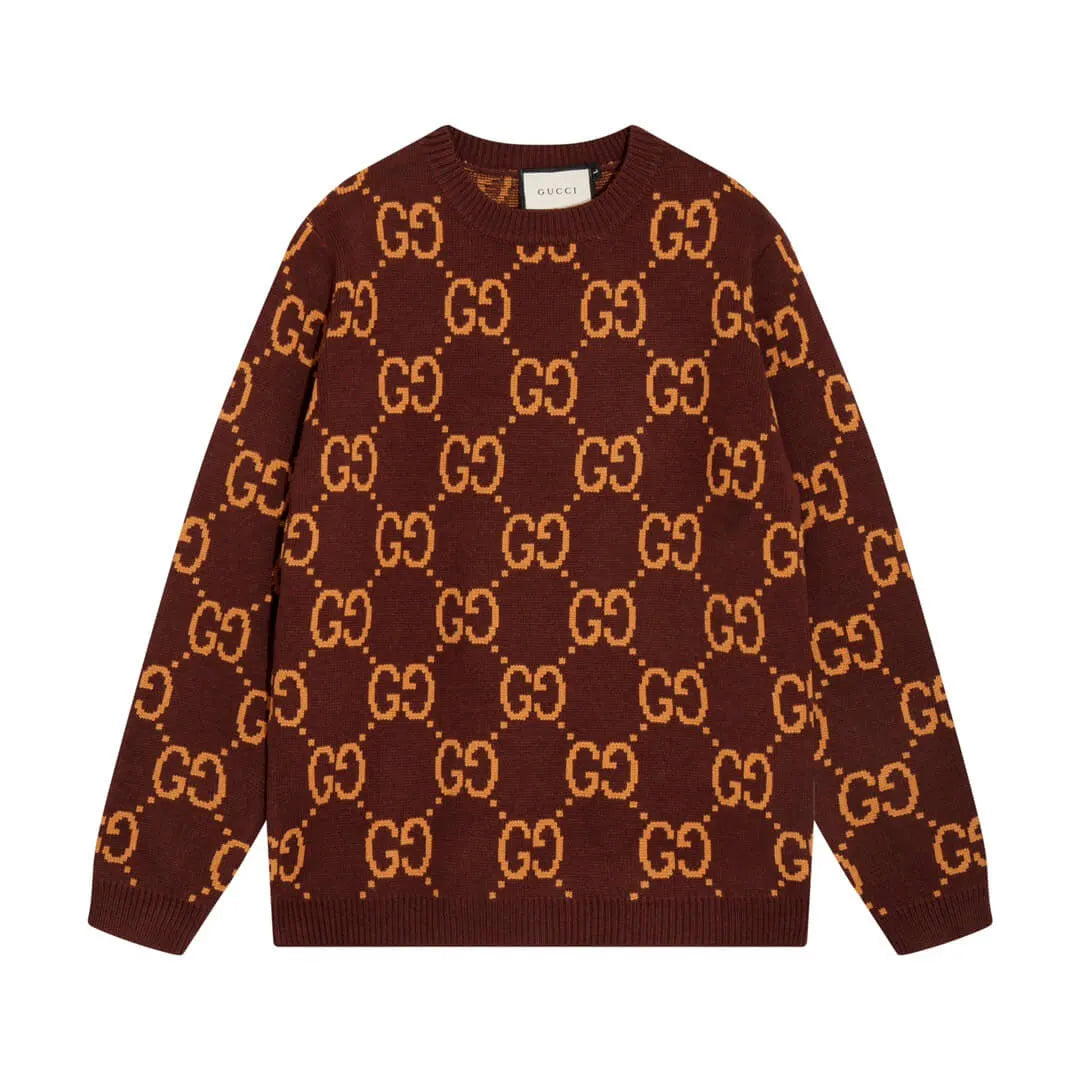 All‑Over Monogram Sweater