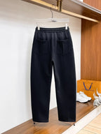 Dual‑Embossed   Relaxed Fit Pants