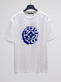 Blue Letter Print T-Shirt