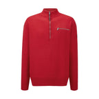 Stand Collar Zipper Knit Sweater
