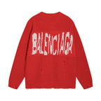 Distressed Crewneck Sweater