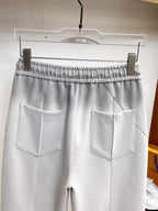 Dual‑Embossed   Relaxed Fit Pants