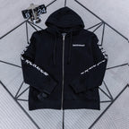 New Scroll Sanskrit Zip-Up Jacket