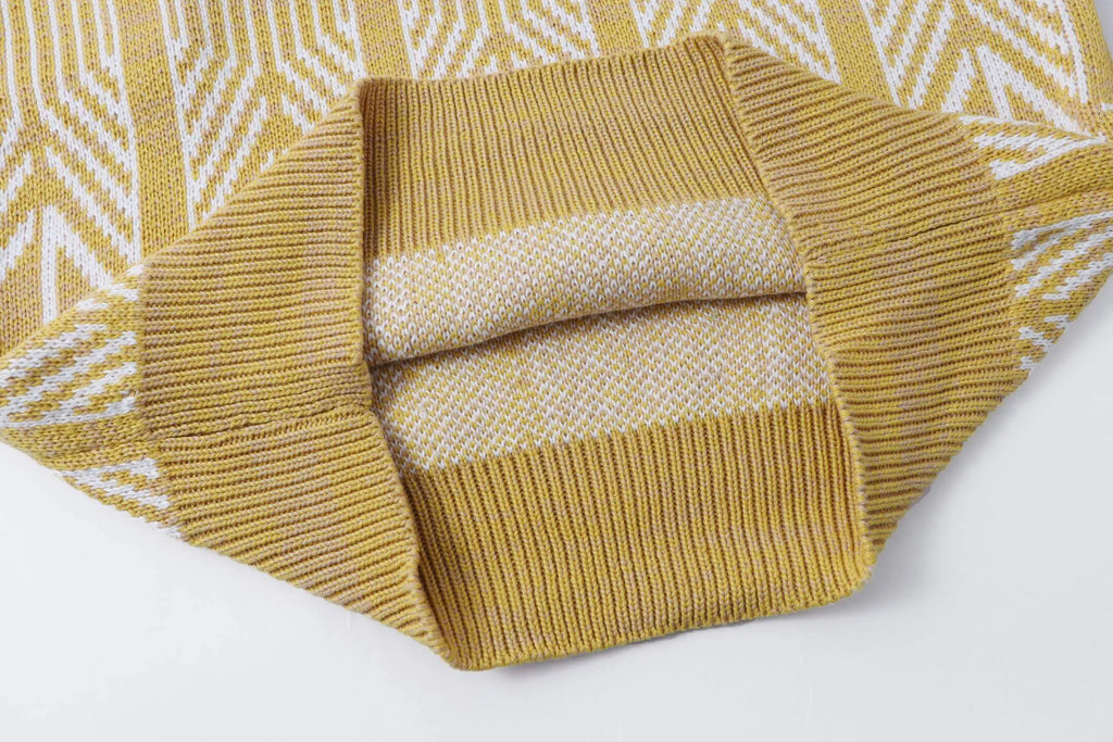 Geometric Jacquard Sweater