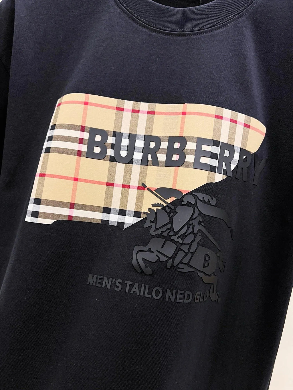 Classic Striped Horse Print T-Shirt