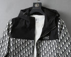 Monogram Spliced Hooded Jacket