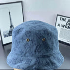 Casual Washed Denim Fisherman Hat